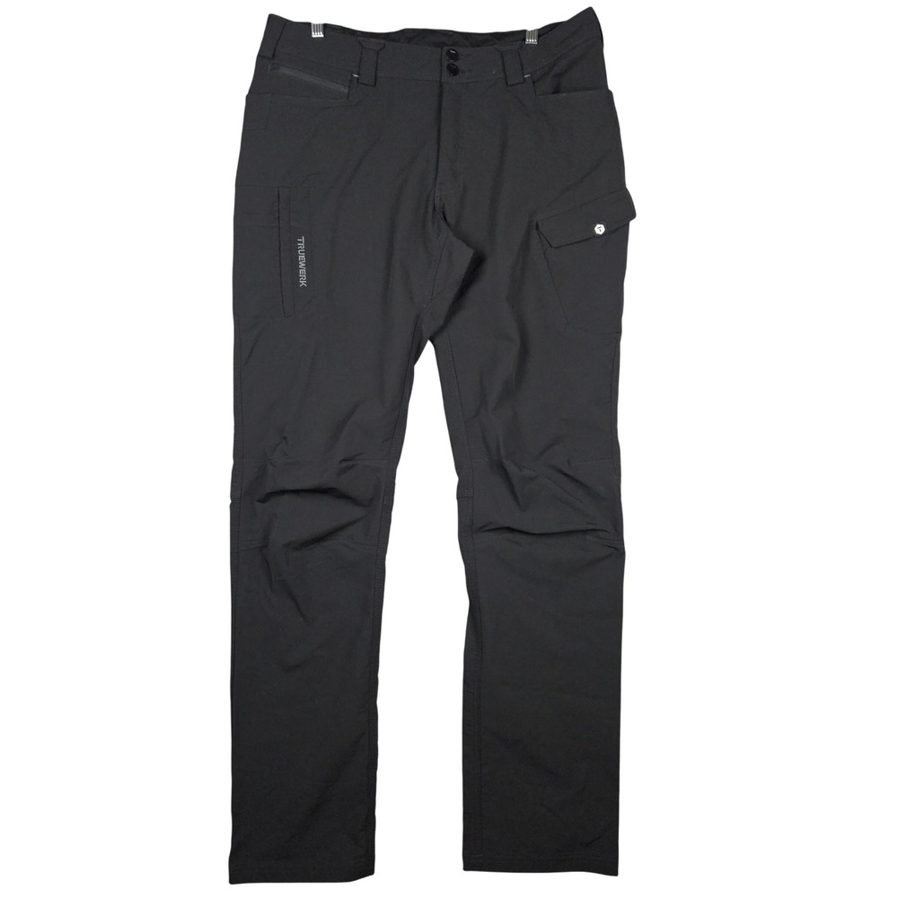 Truewerk Men 36x36 Black T1 WerkPant Tactical Cargo Technical Work Pants Utility